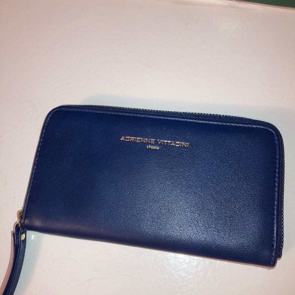 Adrienne Vittadini Navy Wallet